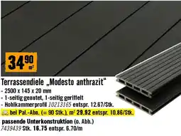 Hornbach Terrassendiele,,Modesto anthrazit Angebot