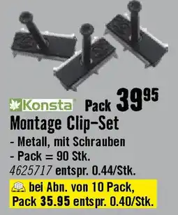 Hornbach Montage Clip-Set Angebot