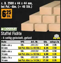 Hornbach Staffel Fichte Angebot