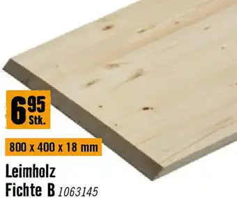 Hornbach Leimholz Fichte B Angebot