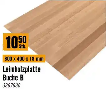 Hornbach Leimholzplatte Buche B Angebot