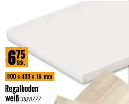 Hornbach Regalboden weiß Angebot