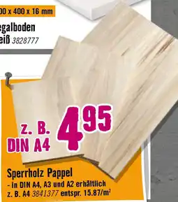 Hornbach Sperrholz Pappel Angebot