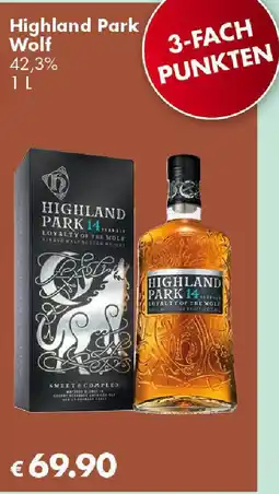 Travel FREE Highland Park Wolf Angebot