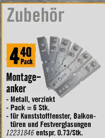 Hornbach Zubehör Montage- anker Angebot