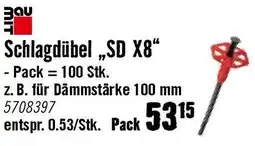 Hornbach Schlagdübel,,SD X8 Angebot