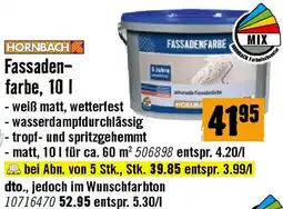 Hornbach Fassaden- farbe Angebot