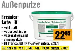 Hornbach Fassaden- farbe Angebot