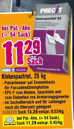 Hornbach Klebespachtel Angebot