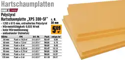 Hornbach Polystyrol Hartschaumplatte „XPS 300-SF Angebot