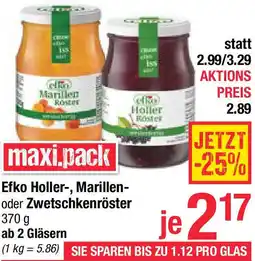 Maximarkt Holler-, Marillen- oder Zwetschkenröster Angebot