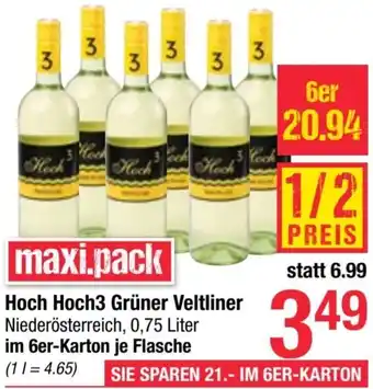 Maximarkt Hoch Hoch3 Grüner Veltliner Angebot