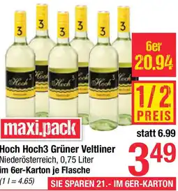 Maximarkt Hoch3 Grüner Veltliner Angebot