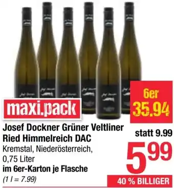 Maximarkt Dockner Grüner Veltliner Ried Himmelreich DAC Angebot