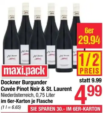 Maximarkt Dockner Burgunder Cuvée Pinot Noir & St. Laurent Angebot