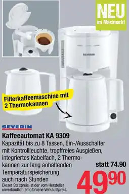 Maximarkt Kaffeeautomat Angebot