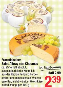 Maximarkt Französischer Saint Albray oder Chaumes Angebot