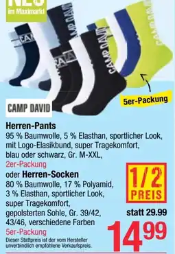 Maximarkt Herren-Socken Angebot