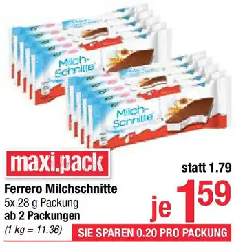 Maximarkt Milchschnitte Angebot