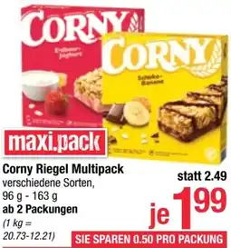 Maximarkt Corny Riegel Multipack Angebot