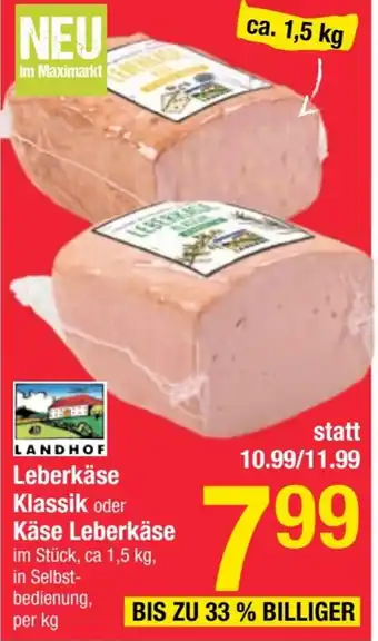 Maximarkt Leberkäse Angebot