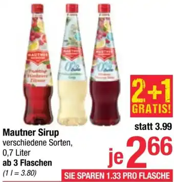 Maximarkt Mautner Sirup Angebot