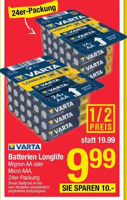 Maximarkt Batterien Longlife Angebot