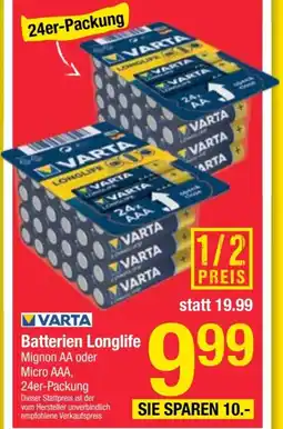 Maximarkt Batterien Longlife Angebot