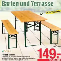 Maximarkt Festzelt-Garnitur Angebot