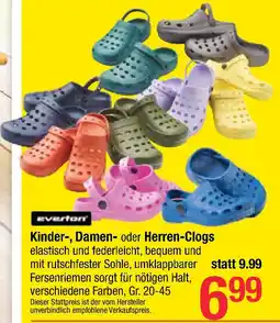 Maximarkt Kinder-, Damen- oder Herren-Clogs Angebot