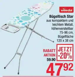 Maximarkt Bügeltisch Star Angebot