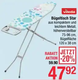 Maximarkt Bügeltisch Star Angebot