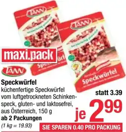 Maximarkt Speckwürfel Angebot