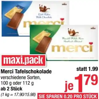 Maximarkt Merci Tafelschokolade Angebot