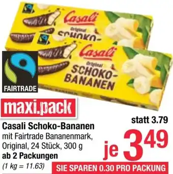 Maximarkt Casali Schoko-Bananen Angebot