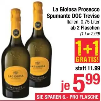 Maximarkt La Gioiosa Prosecco Spumante DOC Treviso Angebot