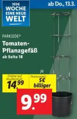 Lidl Tomaten- Pflanzgefäß Angebot