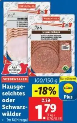 Lidl Hausge- selchtes oder Schwarz- wälder Angebot