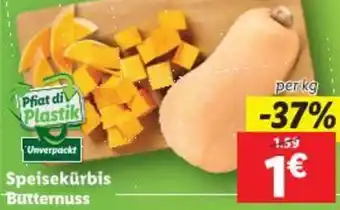 Lidl Speisekürbis Butternuss Angebot