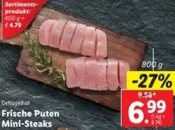 Lidl Frische Puten Mini-Steaks Angebot