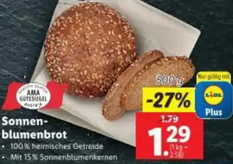 Lidl Sonnen- blumenbrot Angebot