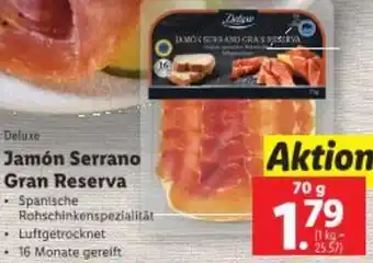 Lidl Jamón Serrano Gran Reserva Angebot