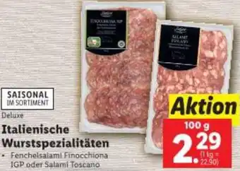 Lidl Italienische Wurstspezialitäten Angebot