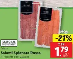 Lidl Salami Spianata Rossa Angebot