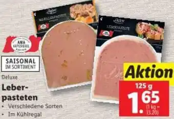 Lidl Leber- pasteten Angebot