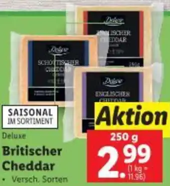 Lidl Britischer Cheddar Angebot