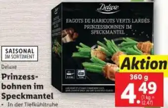 Lidl Prinzess- bohnen im Speckmantel Angebot