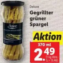 Lidl Gegrillter grüner Spargel Angebot