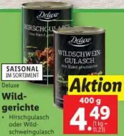 Lidl Wild- gerichte Angebot