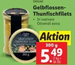 Lidl Gelbflossen- Thunfischfilets Angebot